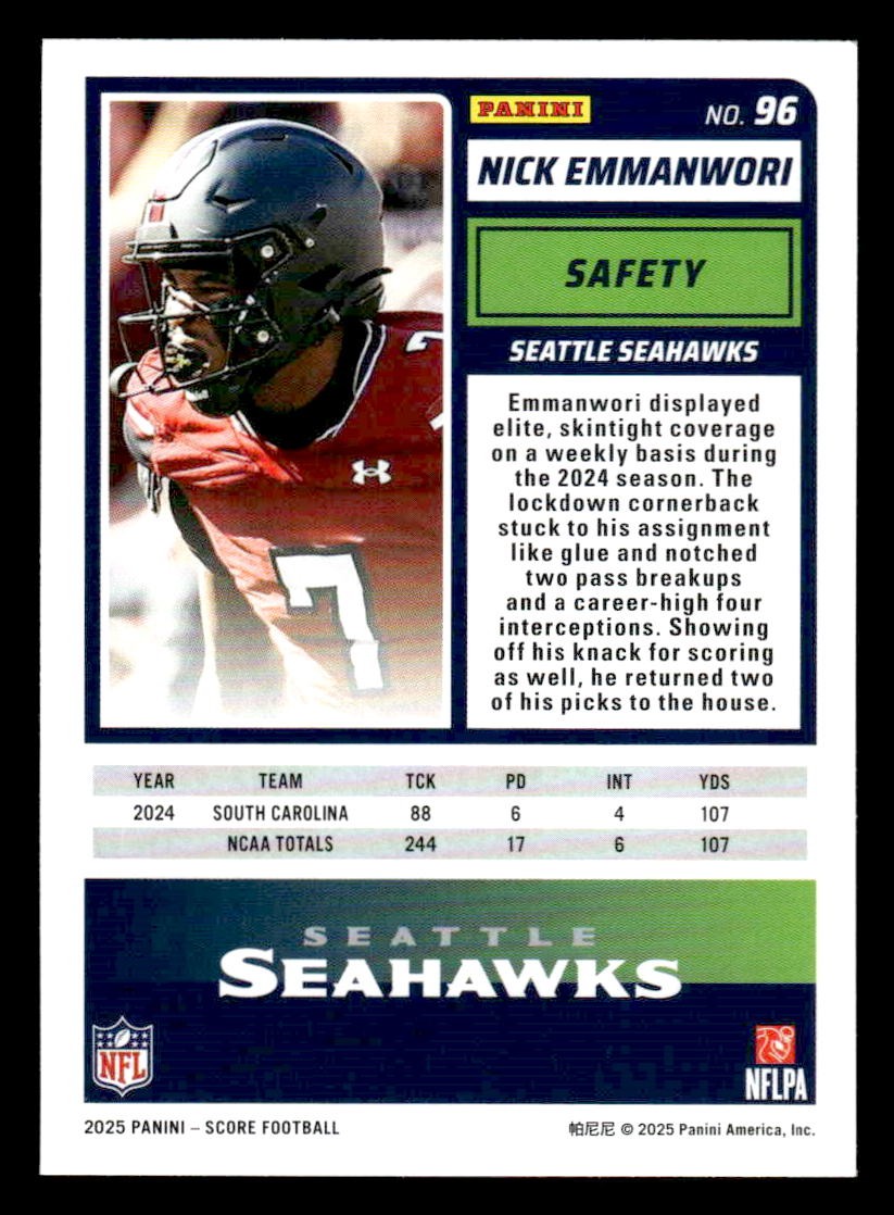 2025 Score-A-Treat #96 Nick Emmanwori