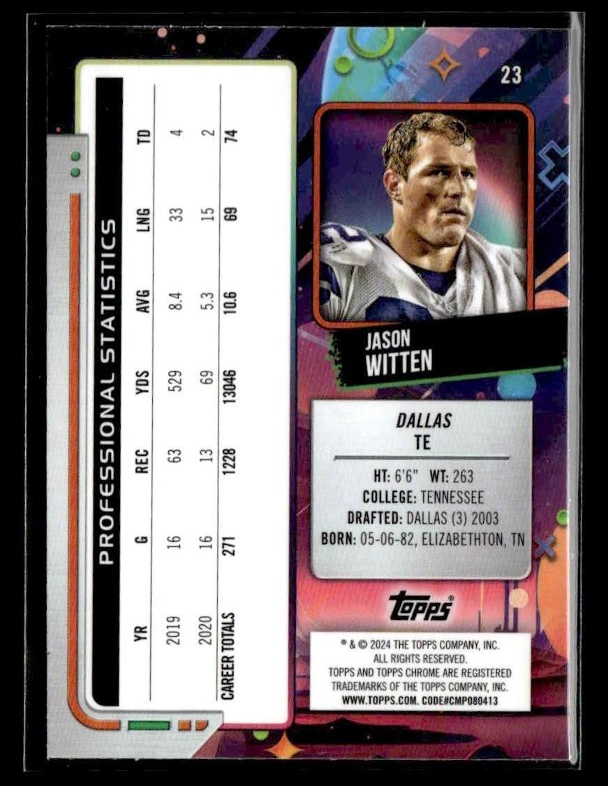 2024 Topps Chrome Cosmic #23 Jason Witten