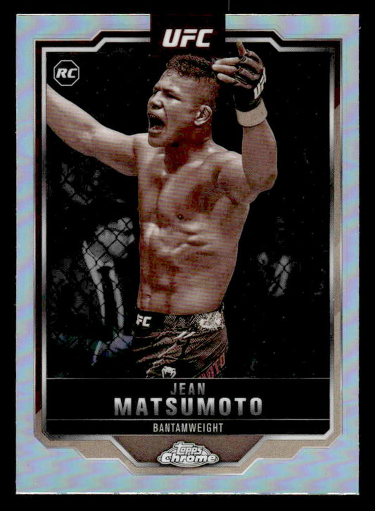 2025 Topps Chrome UFC #52 Jean Matsumoto Refractor