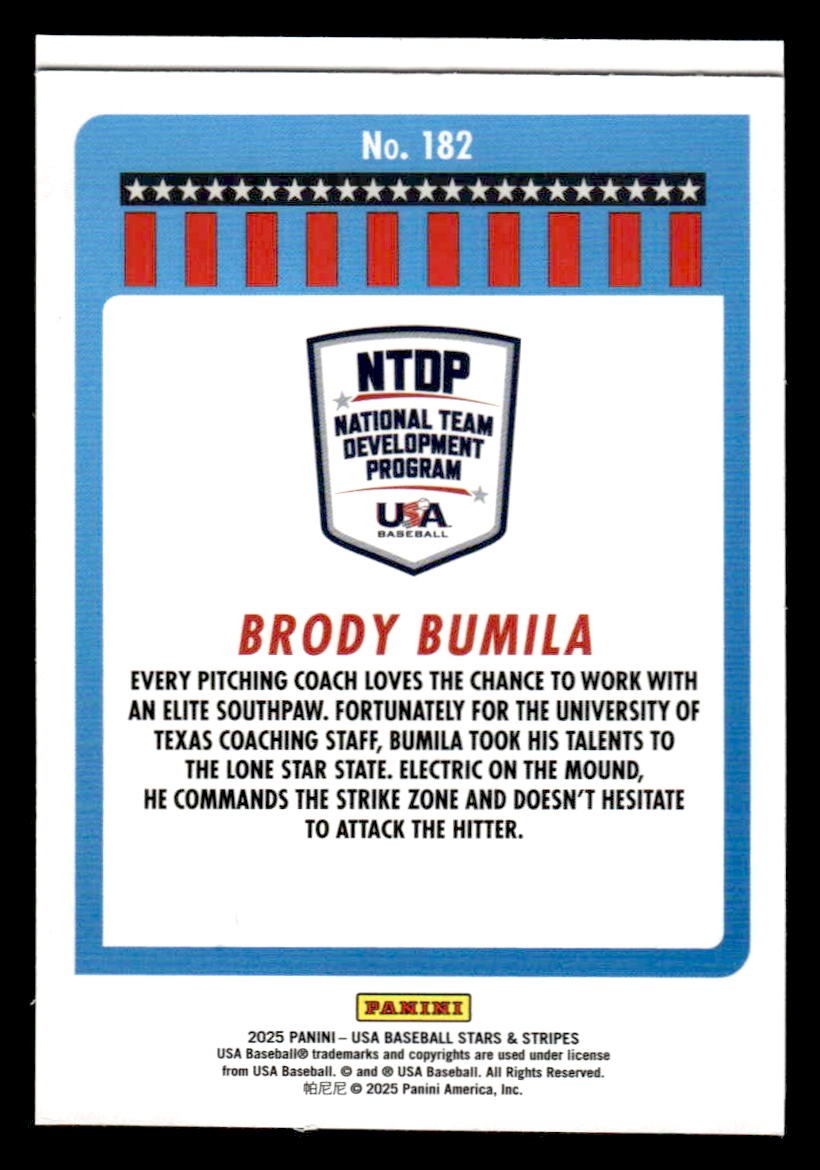 2025 Panini Stars and Stripes USA Baseball #124 Deeyon Roundtree