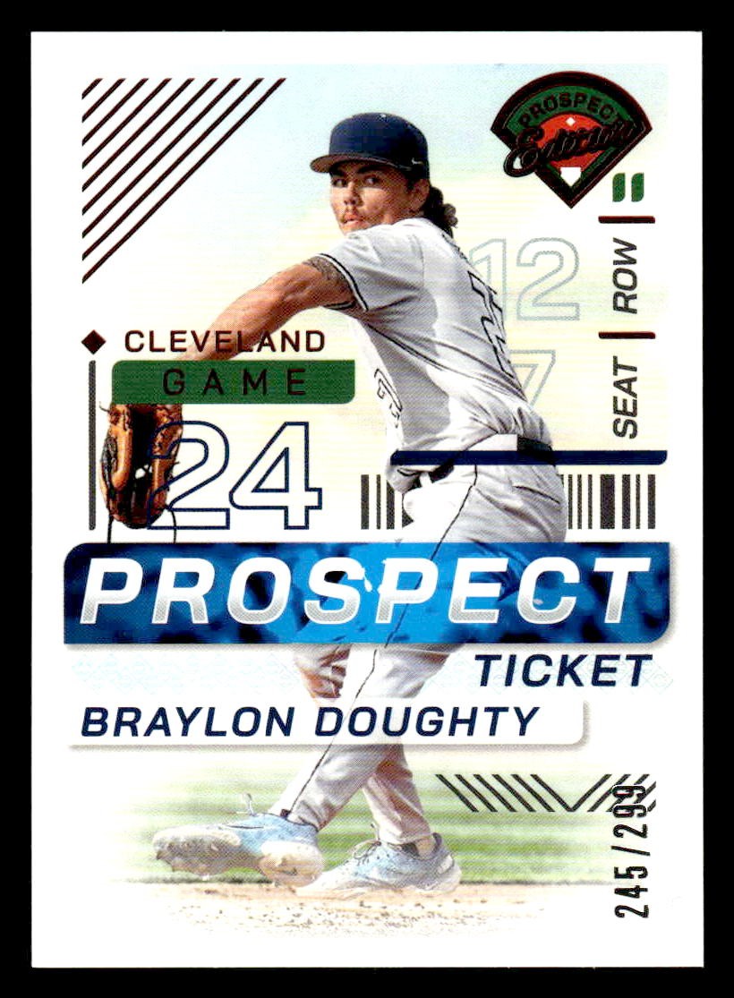 2024 Panini Prospect Edition #48 Braylon Doughty Red #/299
