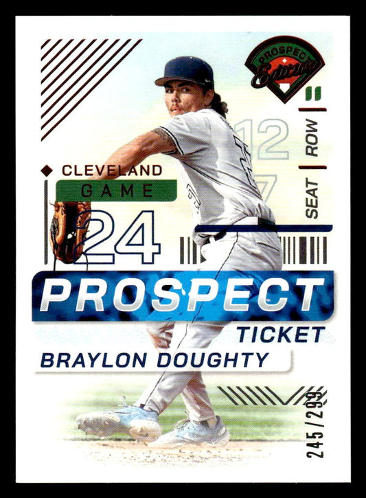 2024 Panini Prospect Edition #48 Braylon Doughty Red #/299