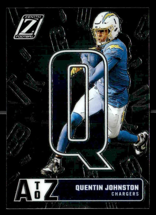 2024 Panini Zenith #17 Quentin Johnston A to Z