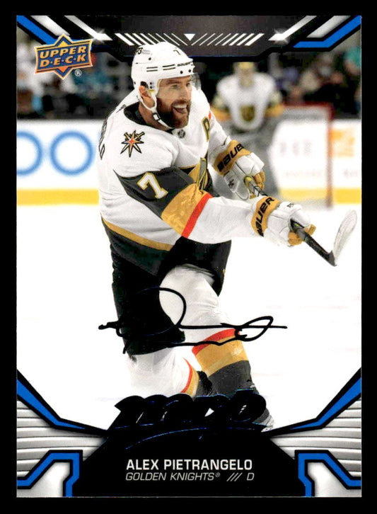 2022-23 Upper Deck MVP #45 Alex Pietrangelo Blue Script