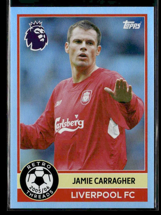2025-26 Topps Premier League #391 Jamie Carragher Rainbow Foil