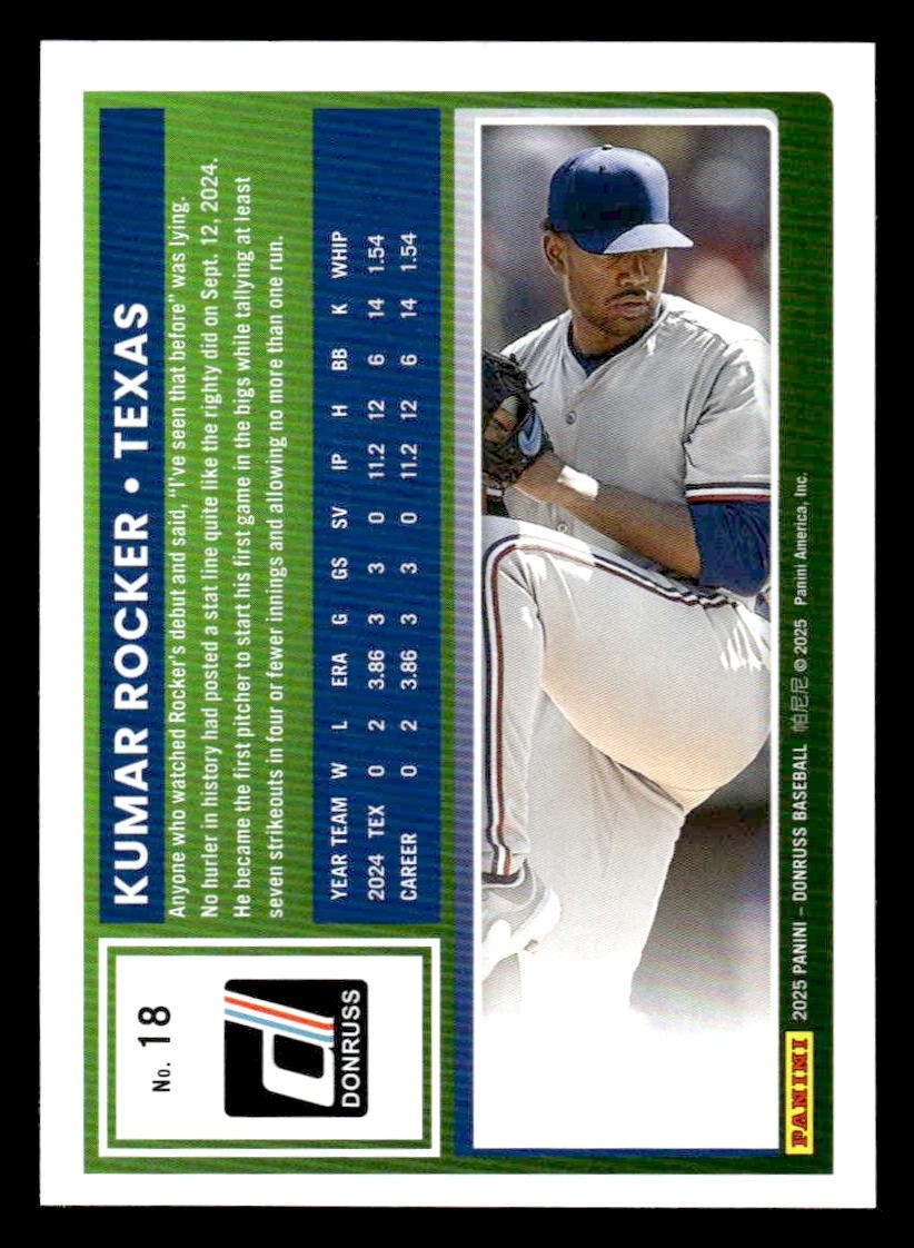 2025 Donruss #18 Kumar Rocker