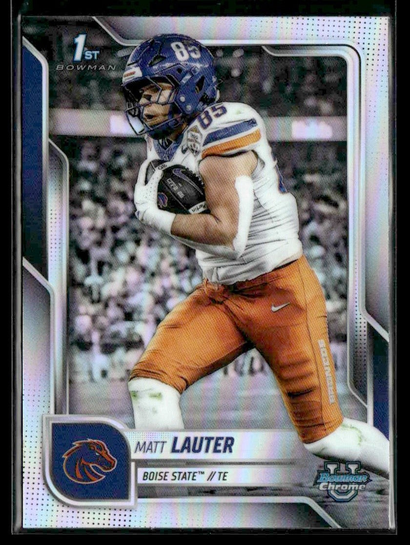 2025 Bowman University Chrome #159 Matt Lauter Refractor