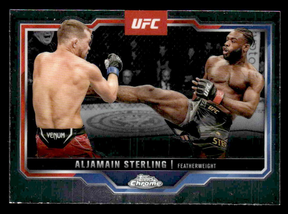 2025 Topps Chrome UFC #64 Aljamain Sterling