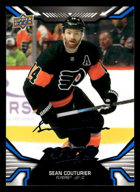 2022-23 Upper Deck MVP #37 Sean Couturier Blue Script