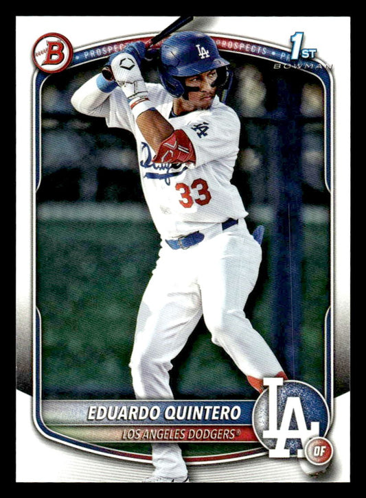 2025 Bowman #BP-115 Eduardo Quintero Prospects