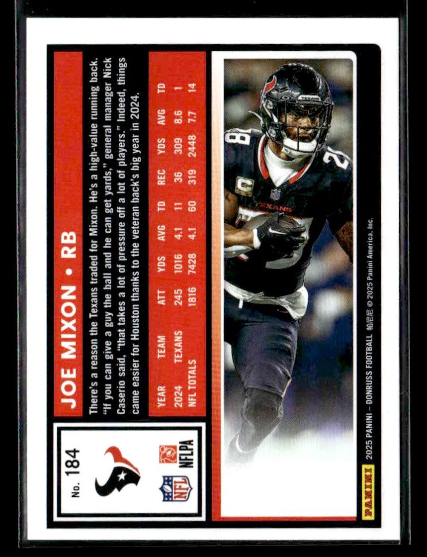 2025 Donruss #184 Joe Mixon
