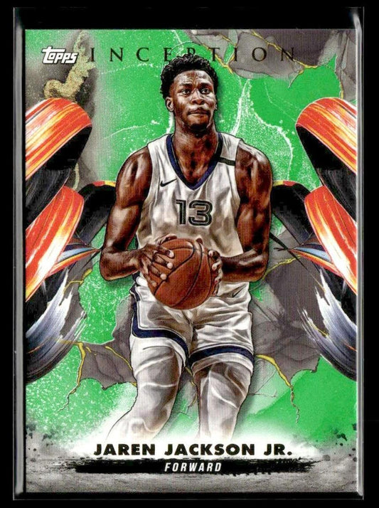 2025 Topps Inception #41 Jaren Jackson Jr Green