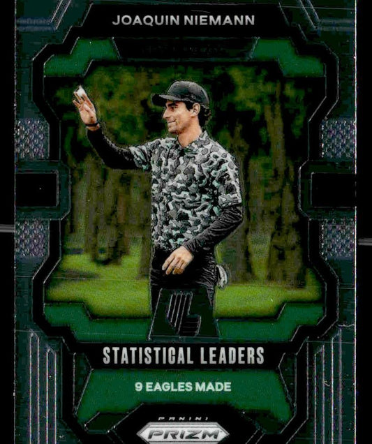 2024 Panini Prizm LIV #89 Joaquin Niemann Statistical Leaders