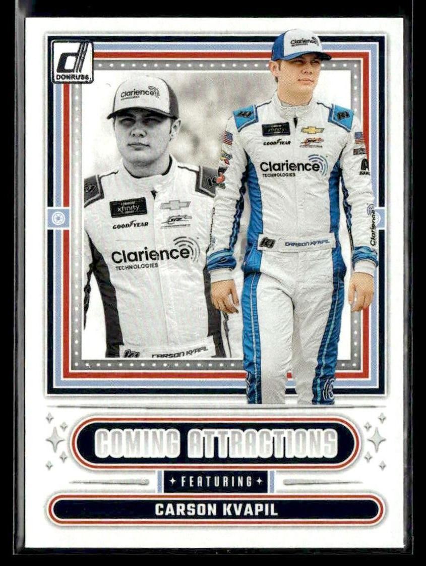 2025 Donruss #6 Carson Kvapil Coming Attractions