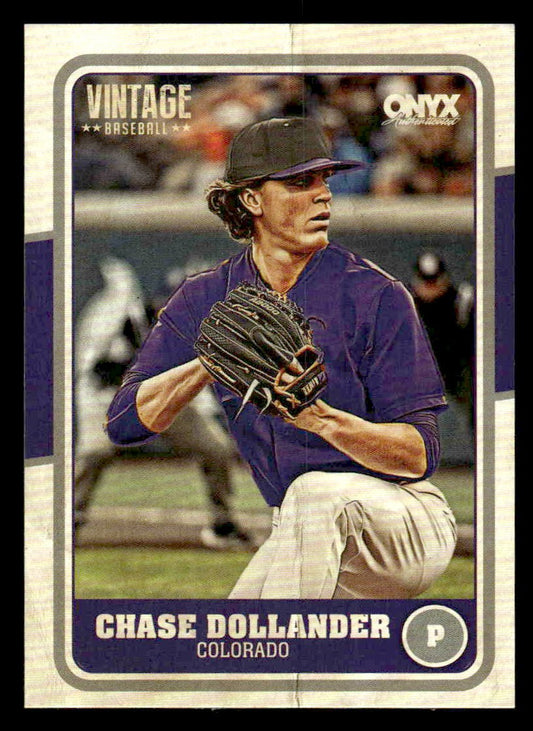 2025 Onyx Vintage #OVCHDO Chase Dollander