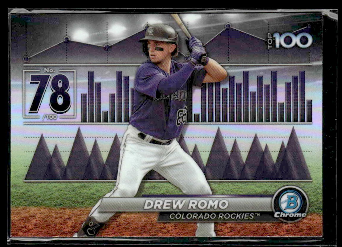 2024 Bowman #BTP-78 Drew Romo Bowman Scouts' Top 100