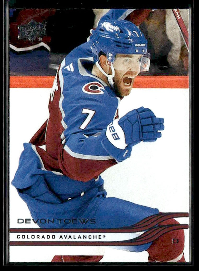 2025-26 Upper Deck #38 Devon Toews