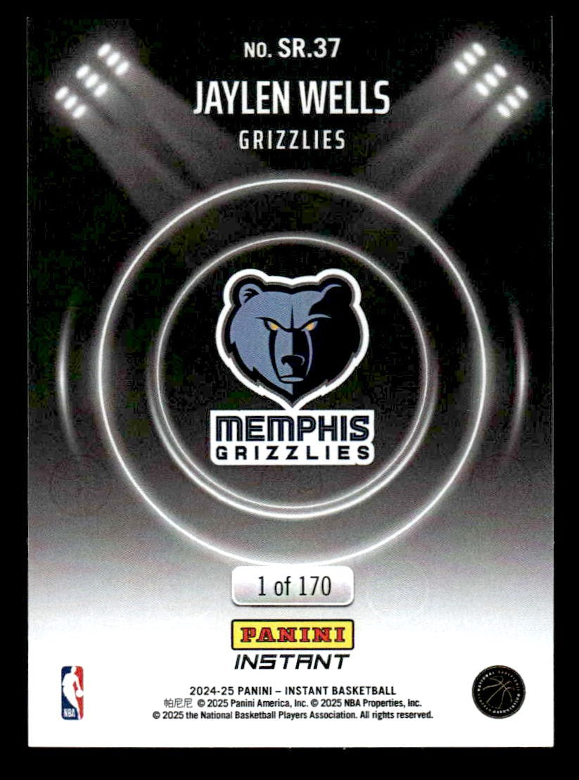 2024-25 Panini Instant NBA Spotlight Rookies #SR.37 Jaylen Wells
