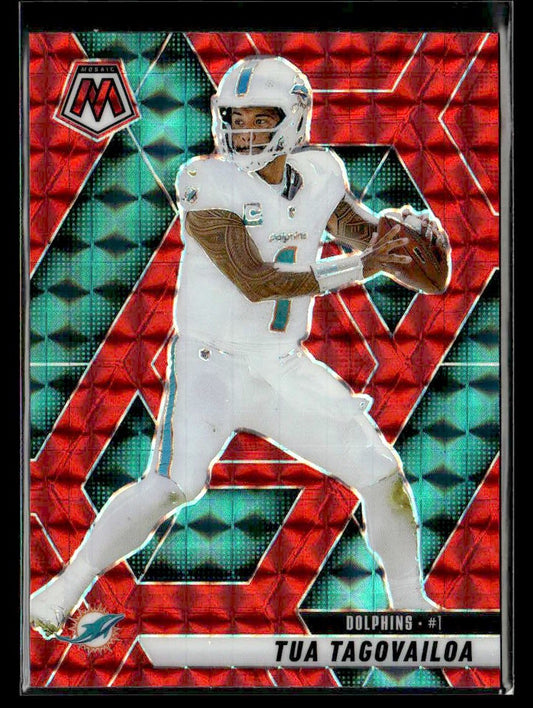 2025 Panini Mosaic #159 Tua Tagovailoa Mosaic Red