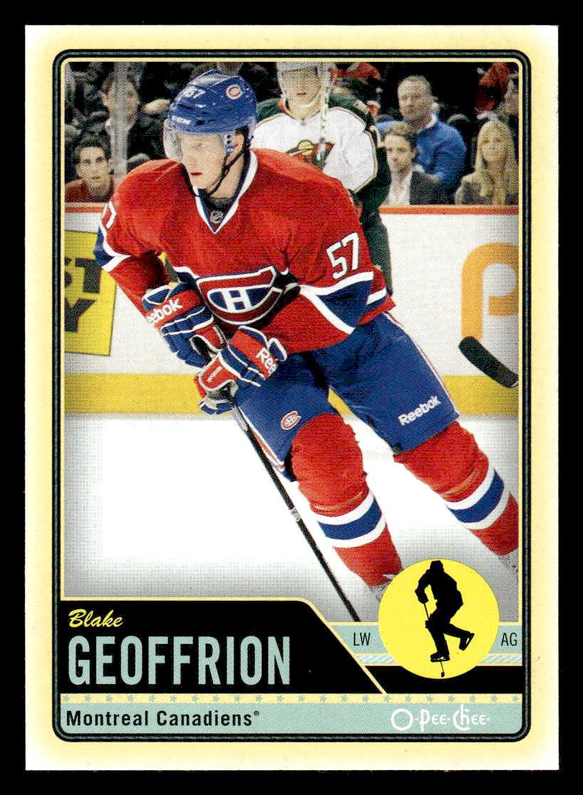 2012-13 O-Pee-Chee #19 Blake Geoffrion