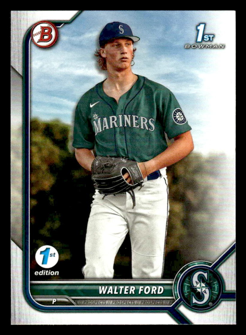 2022 Bowman Draft 1st Edition #BD-187 Walter Ford