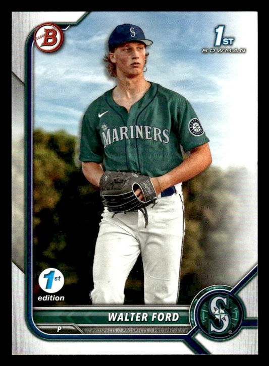 2022 Bowman Draft 1st Edition #BD-187 Walter Ford