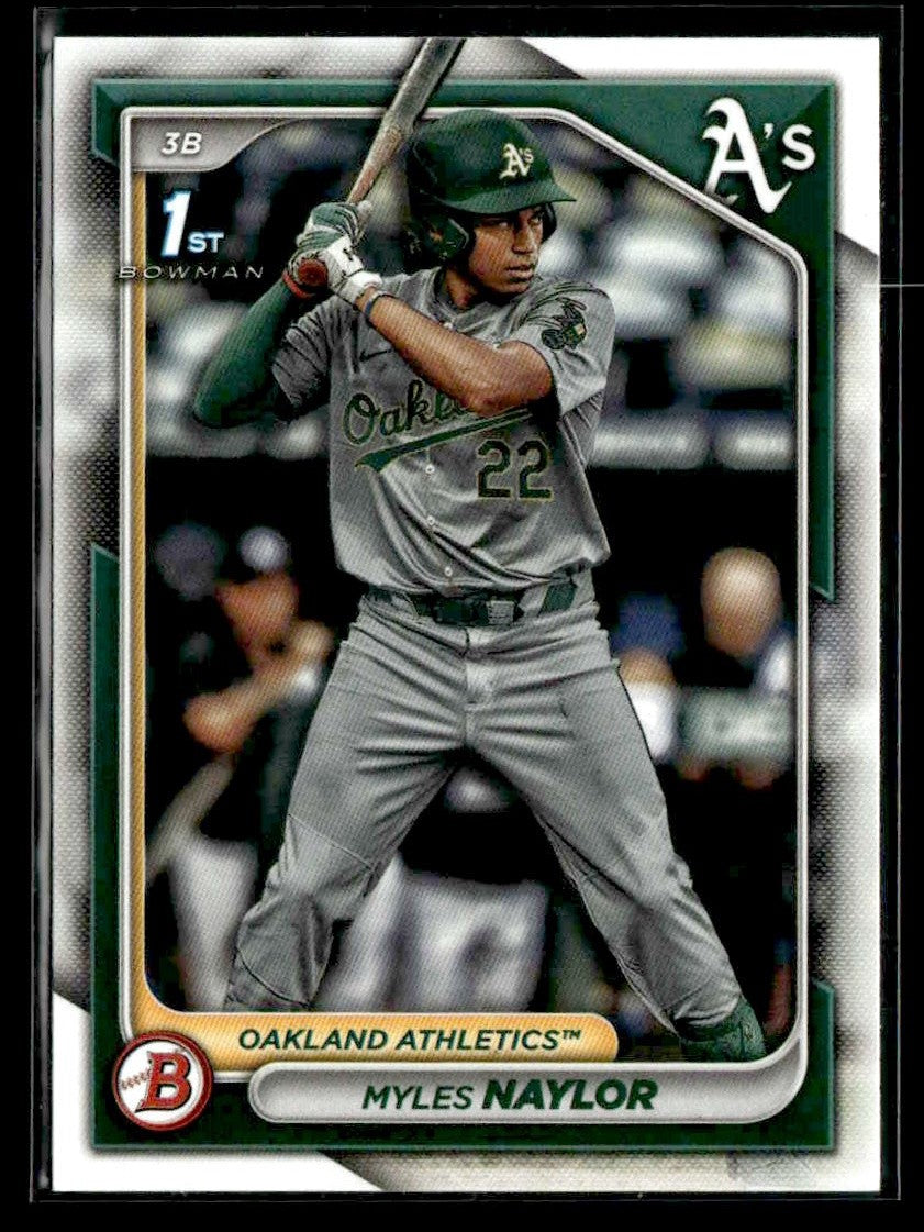 2024 Bowman #BP-136 Myles Naylor Prospects