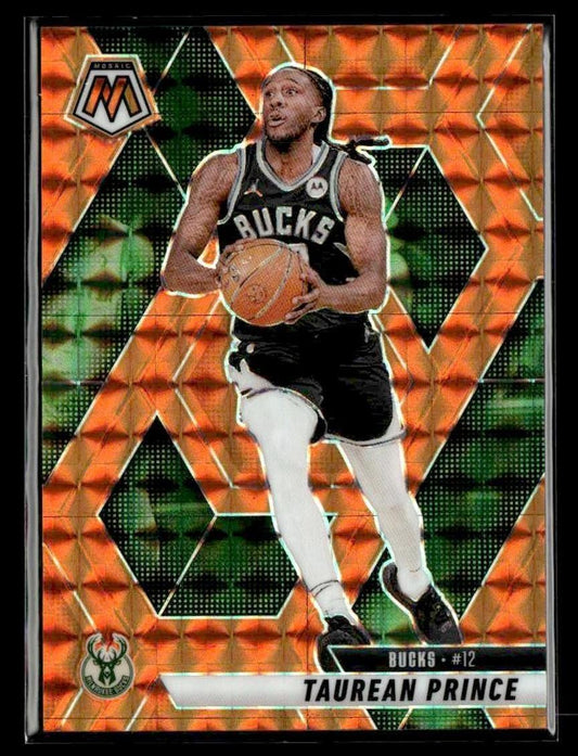 2024-25 Panini Mosaic #27 Taurean Prince Orange Mosaic
