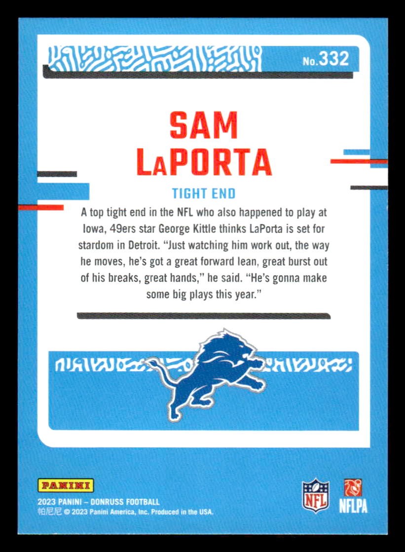 2023 Donruss #332 Sam LaPorta
