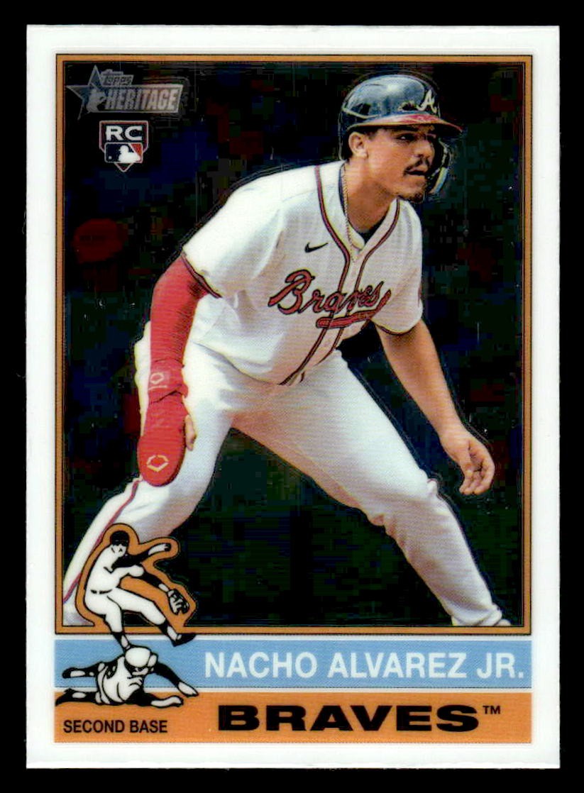 2025 Topps Heritage #145 Nacho Alvarez Jr. Chrome