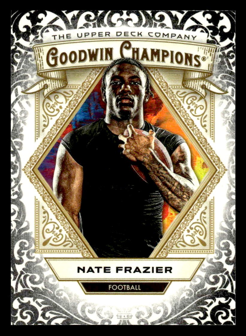 2025 Upper Deck Goodwin Champions #62 Nate Frazier Glossy Black