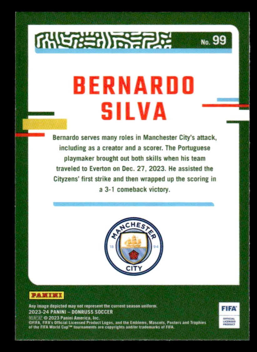 2023-24 Donruss #99 Bernardo Silva Optic