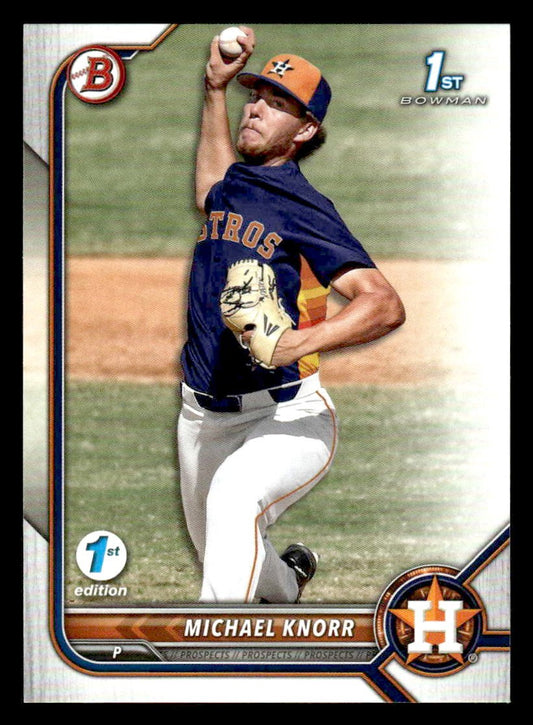 2022 Bowman Draft 1st Edition #BD-120 Michael Knorr