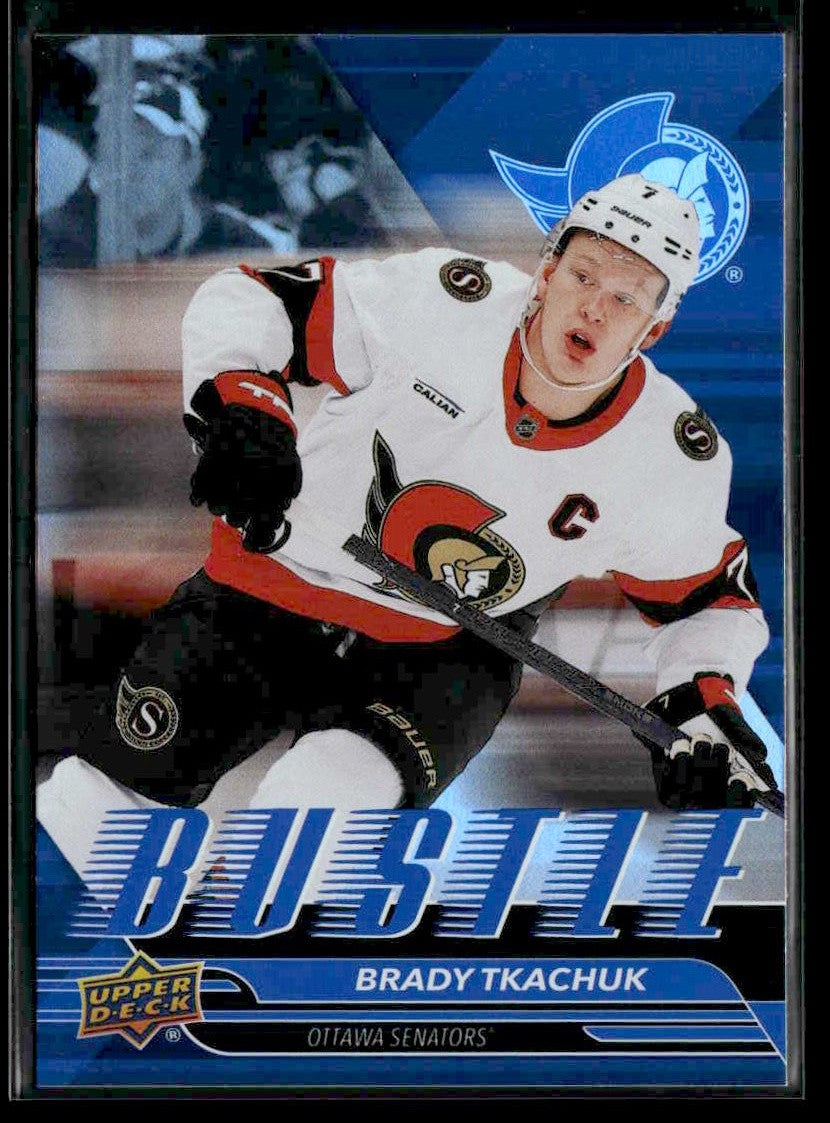 2025-26 Upper Deck #B-19 Brady Tkachuk Bustle