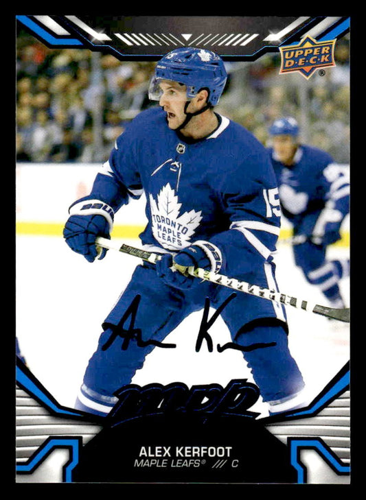 2022-23 Upper Deck MVP #190 Alex Kerfoot Blue Script