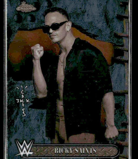 2025 Topps Chrome WWE x Cactus Jack #24 Ricky Saints