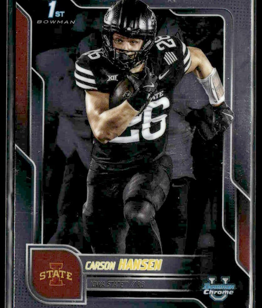 2025 Bowman University Chrome #55 Carson Hansen