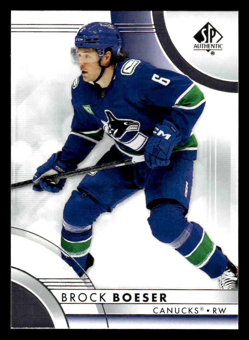 2023-24 SP Authentic #38 Brock Boeser