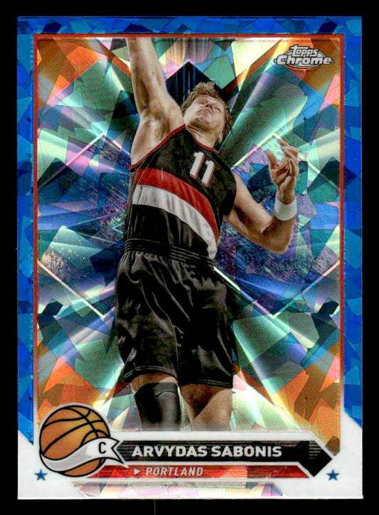 2023-24 Topps Chrome Sapphire Edition #17 Arvydas Sabonis