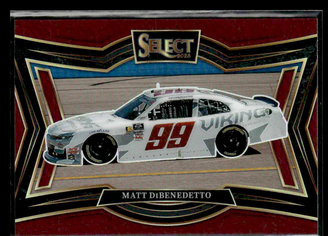 2025 Panini Select #119 Matt DiBenedetto Maroon Prizms #/125