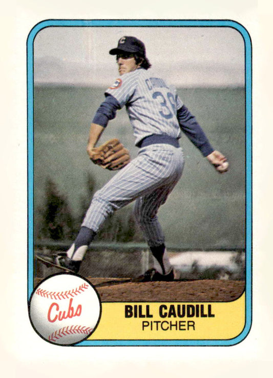 1981 Fleer #306 Bill Caudill