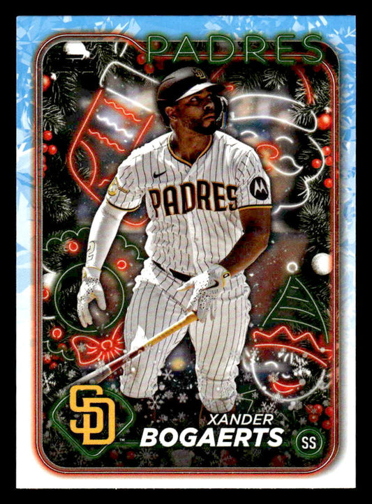 2024 Topps Holiday #H80 Xander Bogaerts