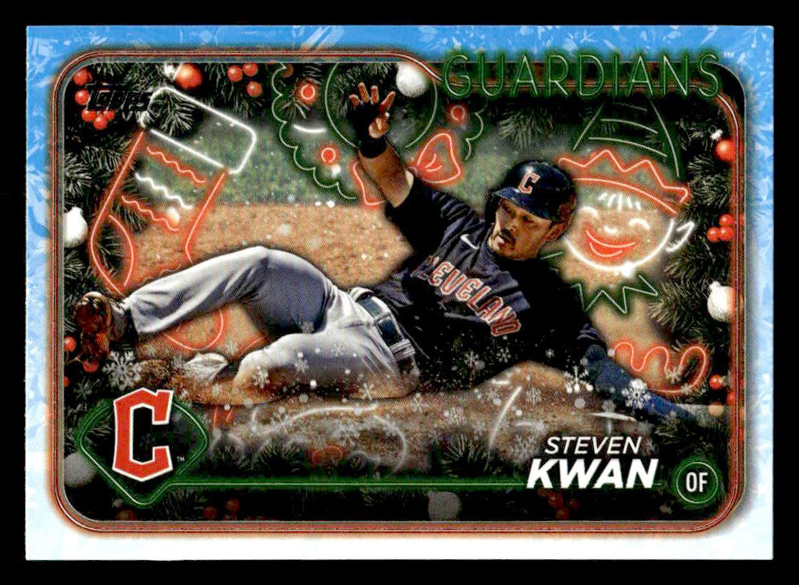 2024 Topps Holiday #H159 Steven Kwan