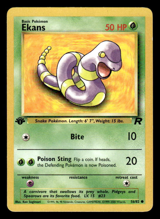 Team Rocket #56/82 Ekans Common