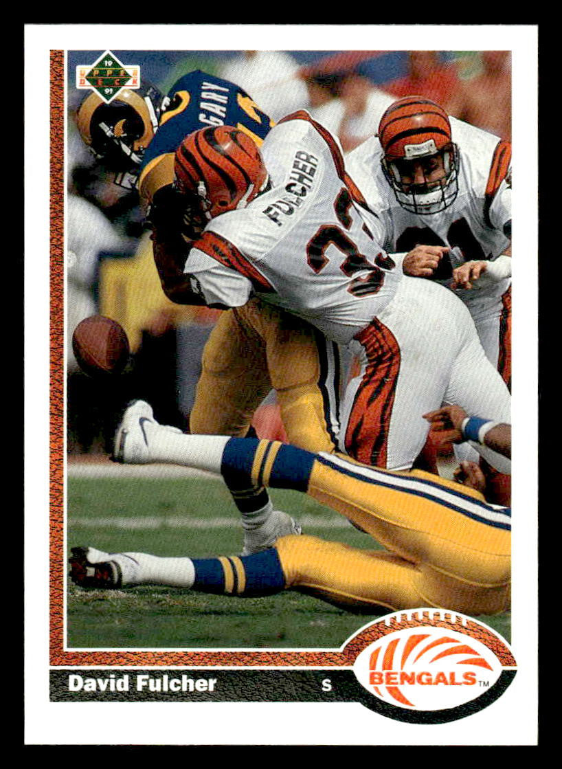 1991 Upper Deck #363 David Fulcher
