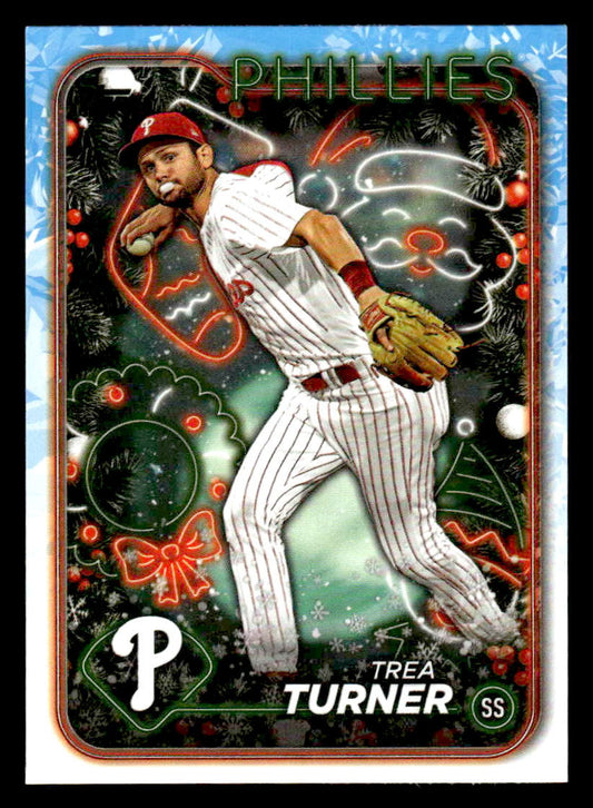 2024 Topps Holiday #H43b Trea Turner