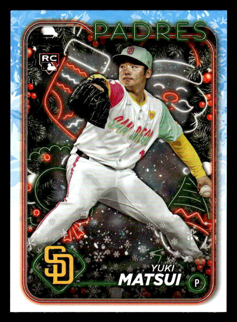 2024 Topps Holiday #H191 Yuki Matsui