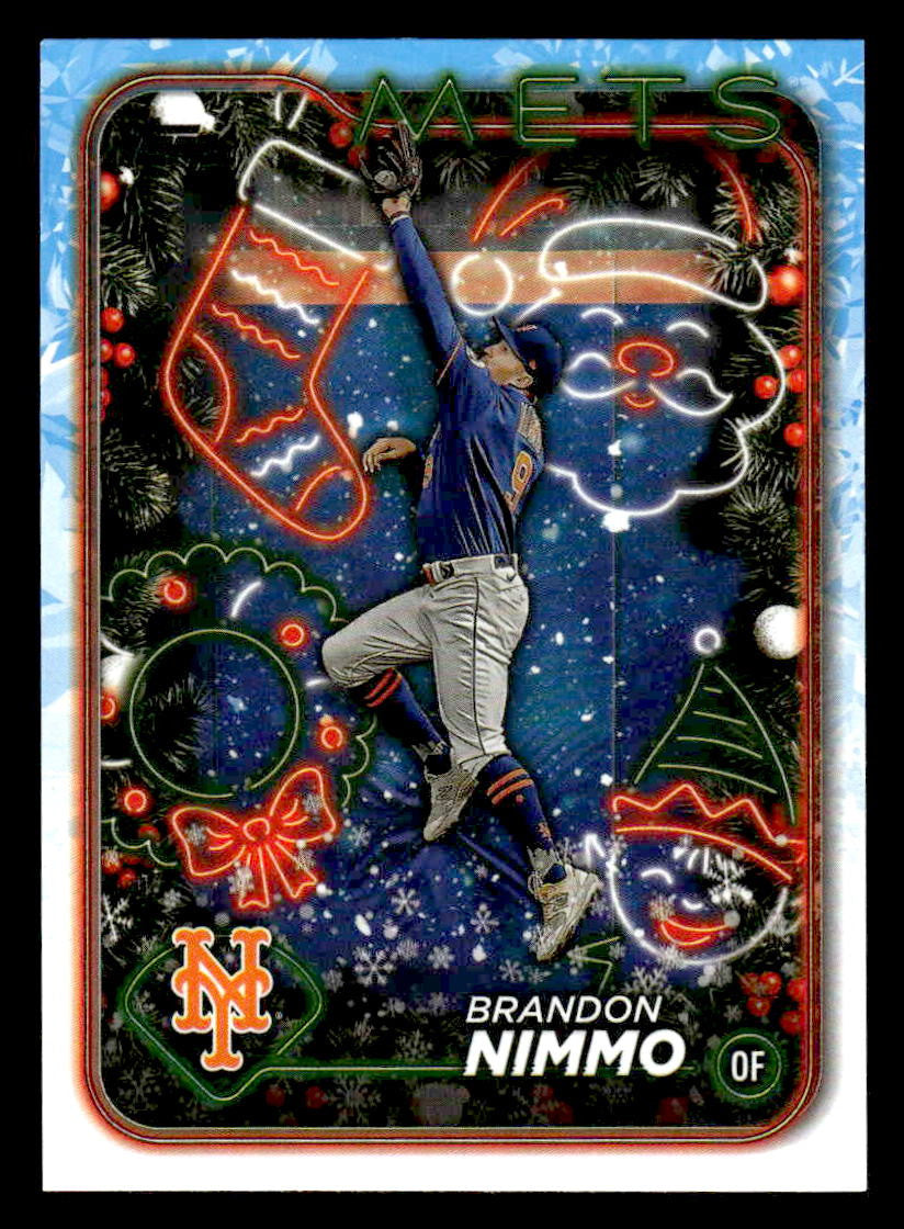 2024 Topps Holiday #H142 Brandon Nimmo