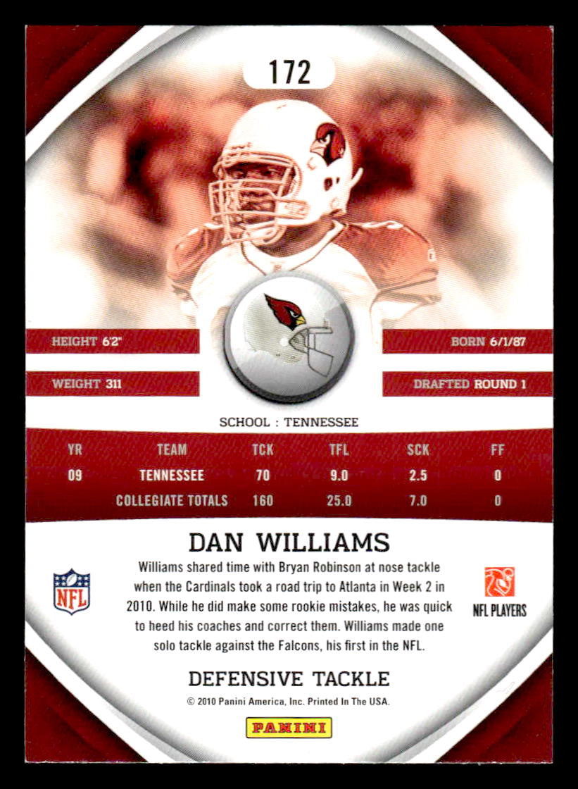 2010 Panini Gridiron Gear #172 Dan Williams