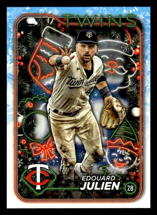 2024 Topps Holiday #H174 Edouard Julien